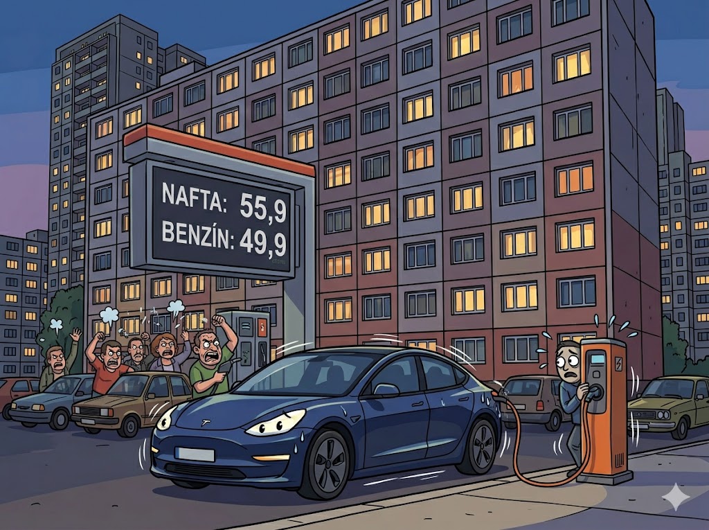 Drahý benzin nás do elektromobilů neposadí. Analytici od stolu vůbec neznají českou povahu